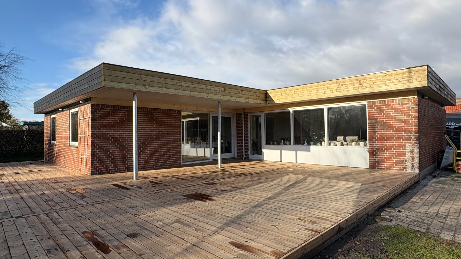 Terrasse i Hedensted lavet af Tømrerne Krogh og Porsgaard