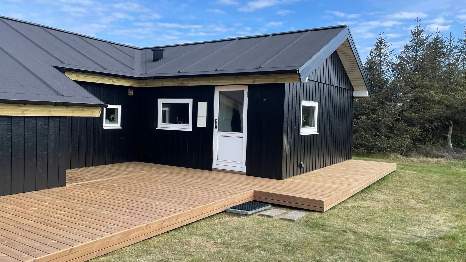 Terrasse i Løkken lavet af Tømrerne Krogh og Porsgaard