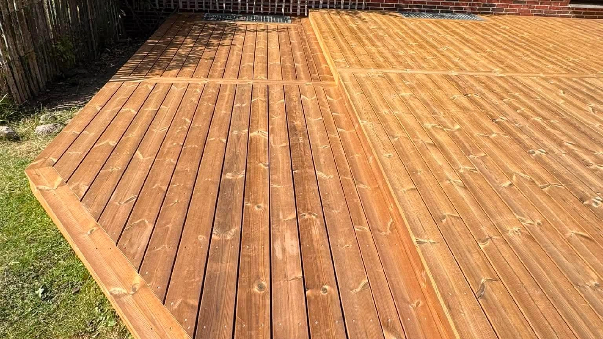 Terrasse i Mølholm lavet af Tømrerne Krogh og Porsgaard