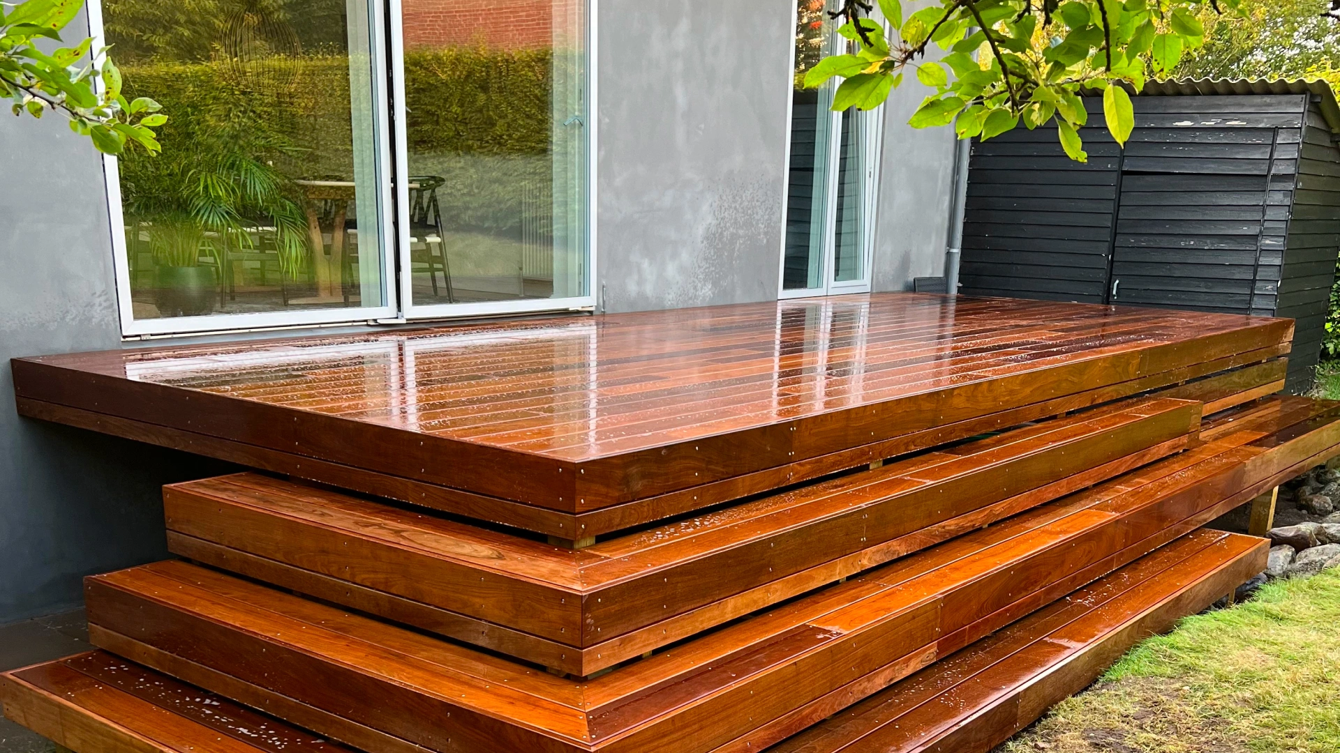 Terrasse i Vejle lavet af Tømrerne Krogh og Porsgaard