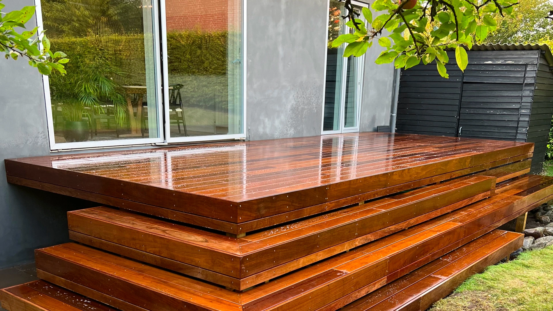 Terrasse i Vejle lavet af Tømrerne Krogh og Porsgaard