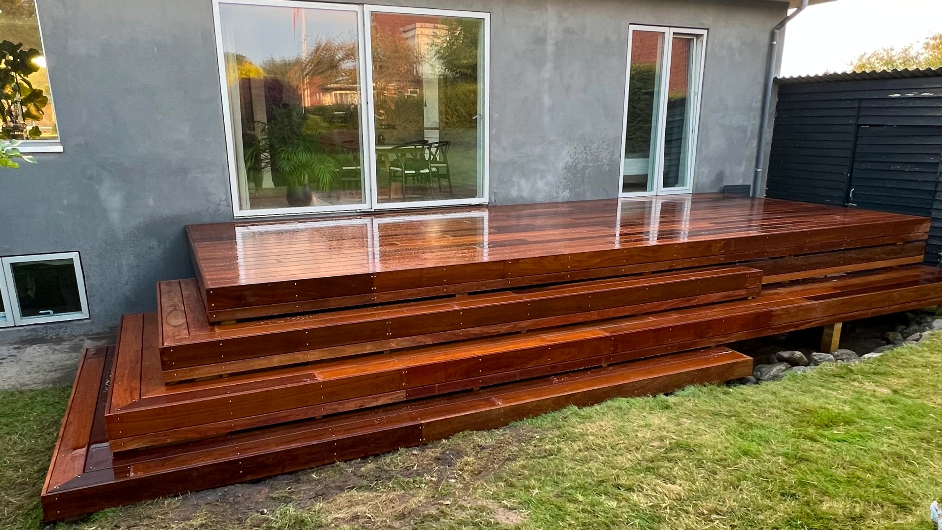 Terrasse i Vejle lavet af Tømrerne Krogh og Porsgaard